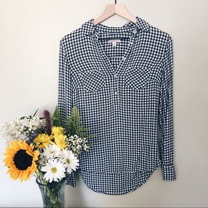 Merona Checkered Top